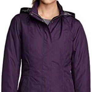 Eddie Bauer Women's Girl on the Go Insulated Trench Coat-Excellent Condition-PS